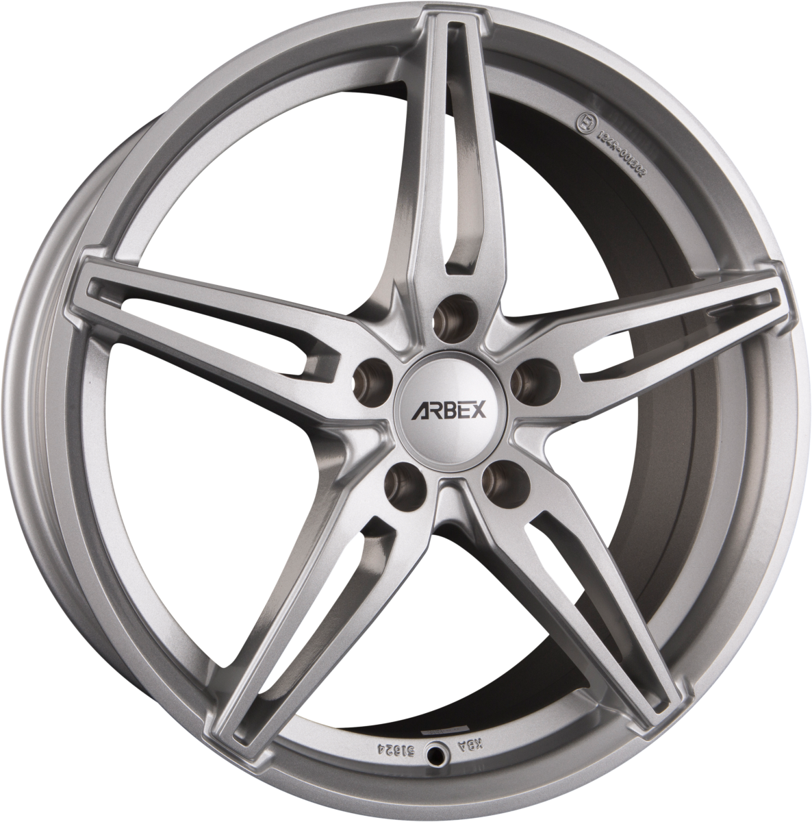 Arbex 4 Silver Alufelge 7x17 Zoll ET45 LK 5x108 ML63.4 – Bild 2