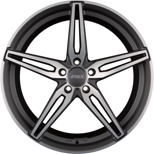 Arbex 4 Titan Polish Alufelge 7.5x18 Zoll ET40 LK 5x114.3 ML72.6