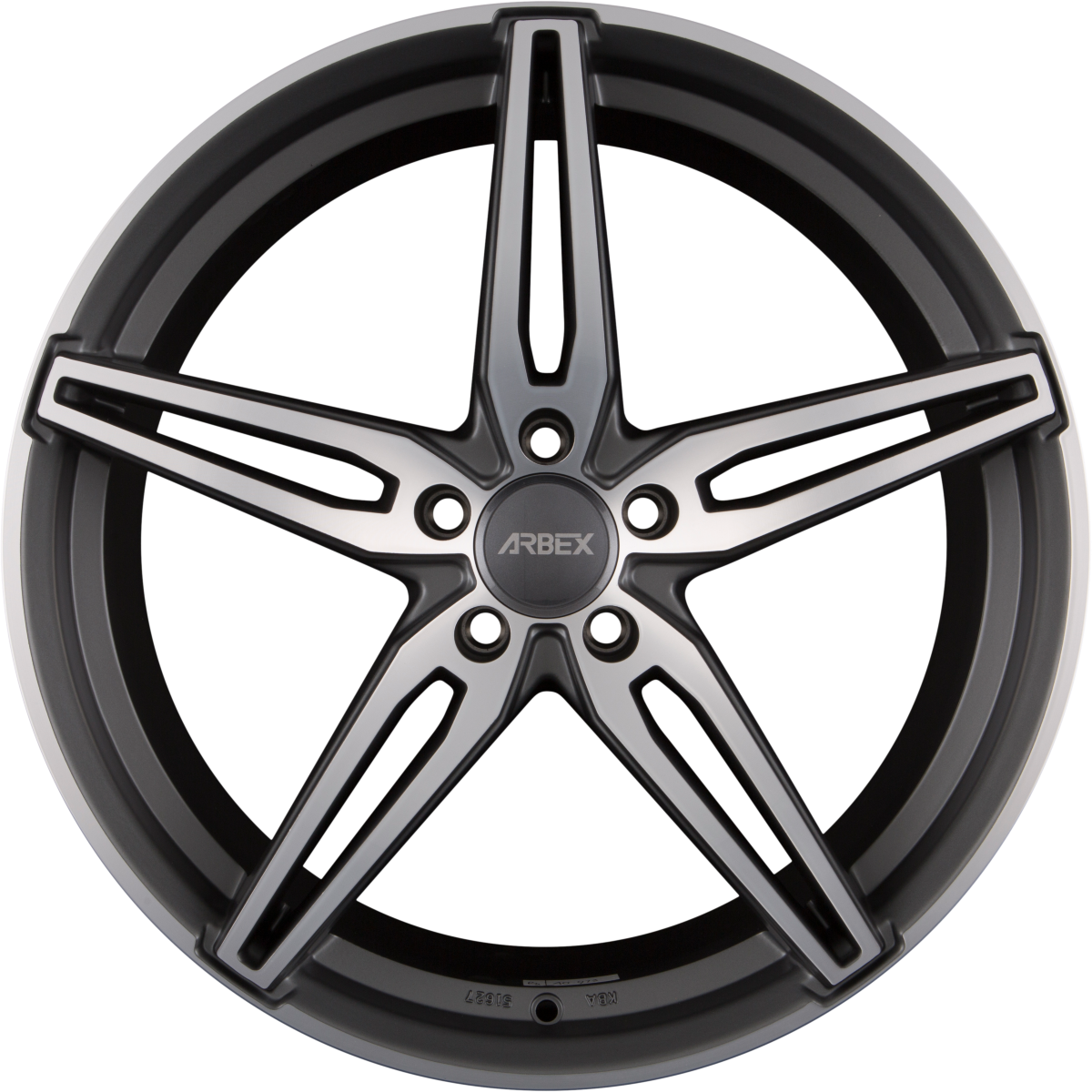 Arbex 4 Titan Polish Alufelge 7.5x18 Zoll ET40 LK 5x114.3 ML72.6