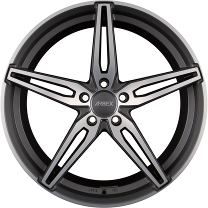 Arbex 4 Titan Polish Alufelge 7.5x18 Zoll ET40 LK 5x114.3 ML72.6