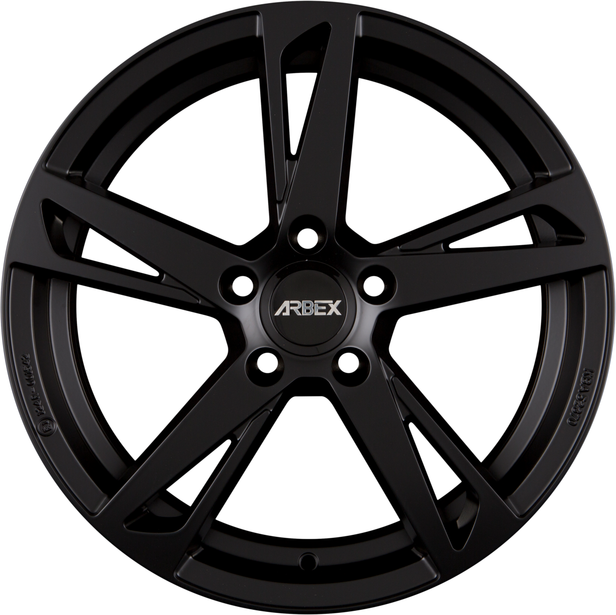 Arbex 5 Matt Black Alufelge 8x18 Zoll ET43 LK 5x112 ML66.6