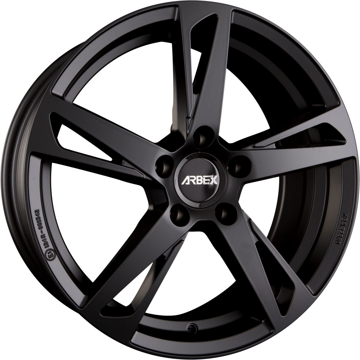 Arbex 5 Matt Black Alufelge 8x18 Zoll ET43 LK 5x112 ML66.6 – Bild 2