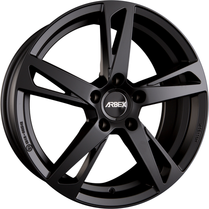Arbex 5 Matt Black Alufelge 8x18 Zoll ET43 LK 5x112 ML66.6 – Bild 2