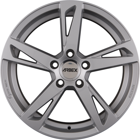 Arbex 5 Silver Alufelge 7.5x17 Zoll ET45 LK 5x114.3 ML72.6