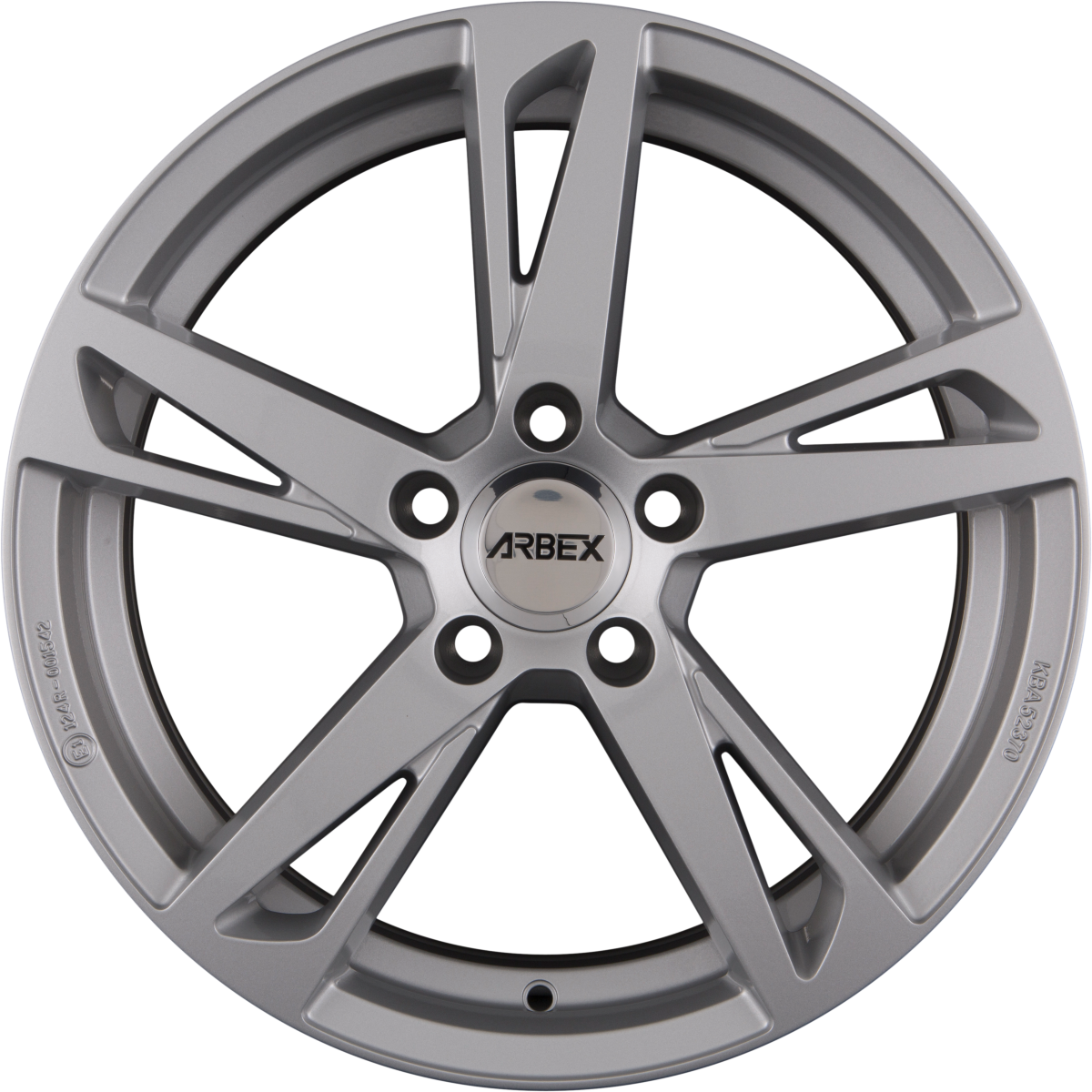 Arbex 5 Silver Alufelge 7.5x17 Zoll ET45 LK 5x114.3 ML72.6