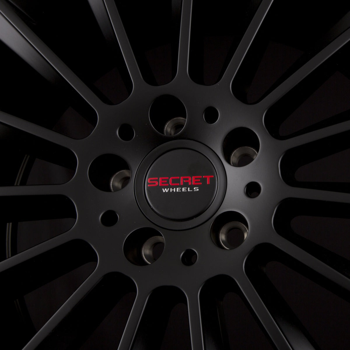 Secret Wheels SW1 Matt Black Alufelge 8x18 Zoll ET45 LK 5x112 ML66.6 – Bild 4