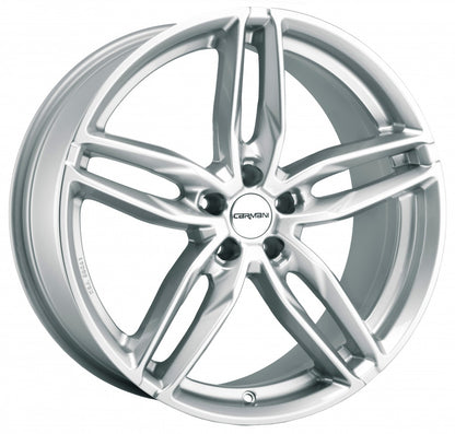 Carmani 13 Twinmax white silver 8x18 ET45 - LK5/108 ML63.4