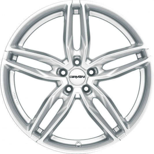 Carmani 13 Twinmax white silver 9x20 ET25 - LK5/112 ML66.6