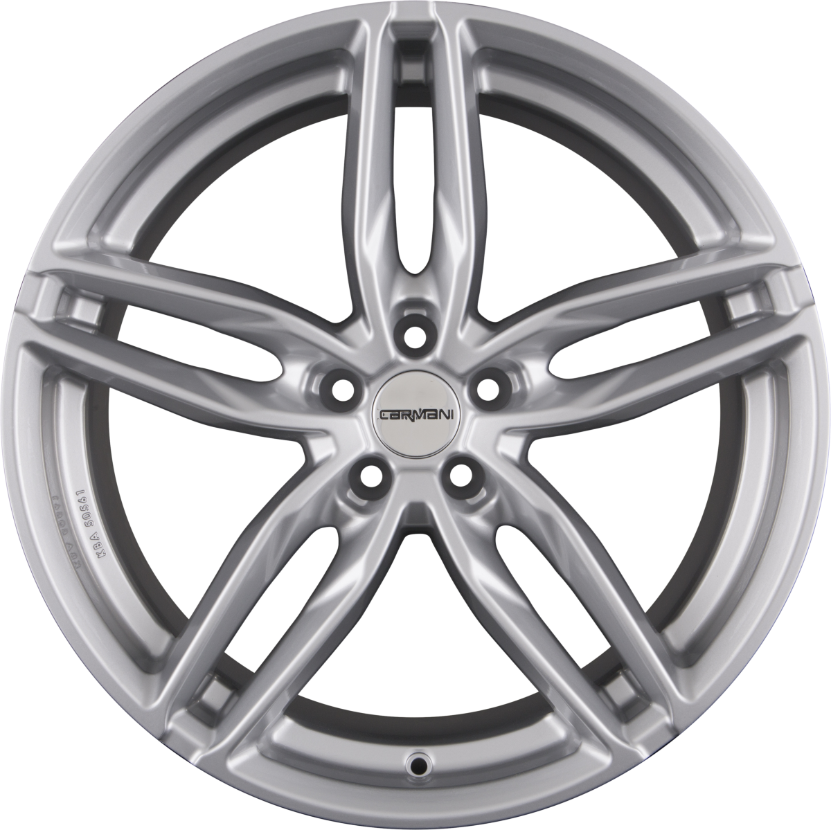 Carmani CA13 Twinmax White Silver (WS) Alufelge 9x20 Zoll ET35 LK 5x114.3 ML72.6