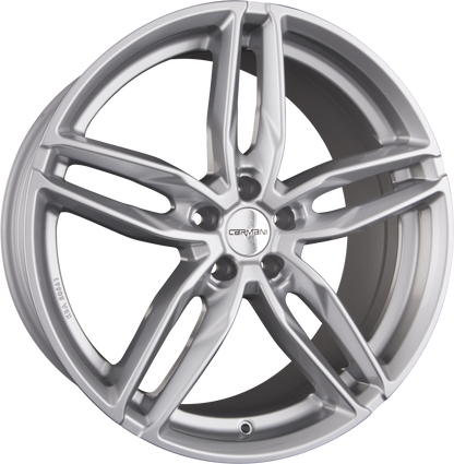 Carmani CA13 Twinmax White Silver (WS) Alufelge 9x20 Zoll ET35 LK 5x114.3 ML72.6 – Bild 2