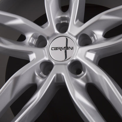 Carmani CA13 Twinmax White Silver (WS) Alufelge 9x20 Zoll ET35 LK 5x114.3 ML72.6 – Bild 4
