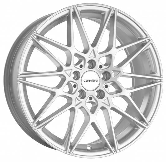 Carmani 18 Knut white silver 9x19 ET44 - LK5/112 ML66.7