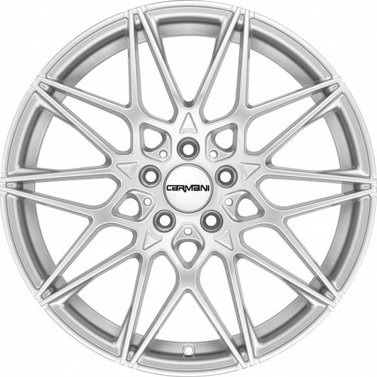 Carmani 18 Knut white silver 9x19 ET44 - LK5/112 ML66.7