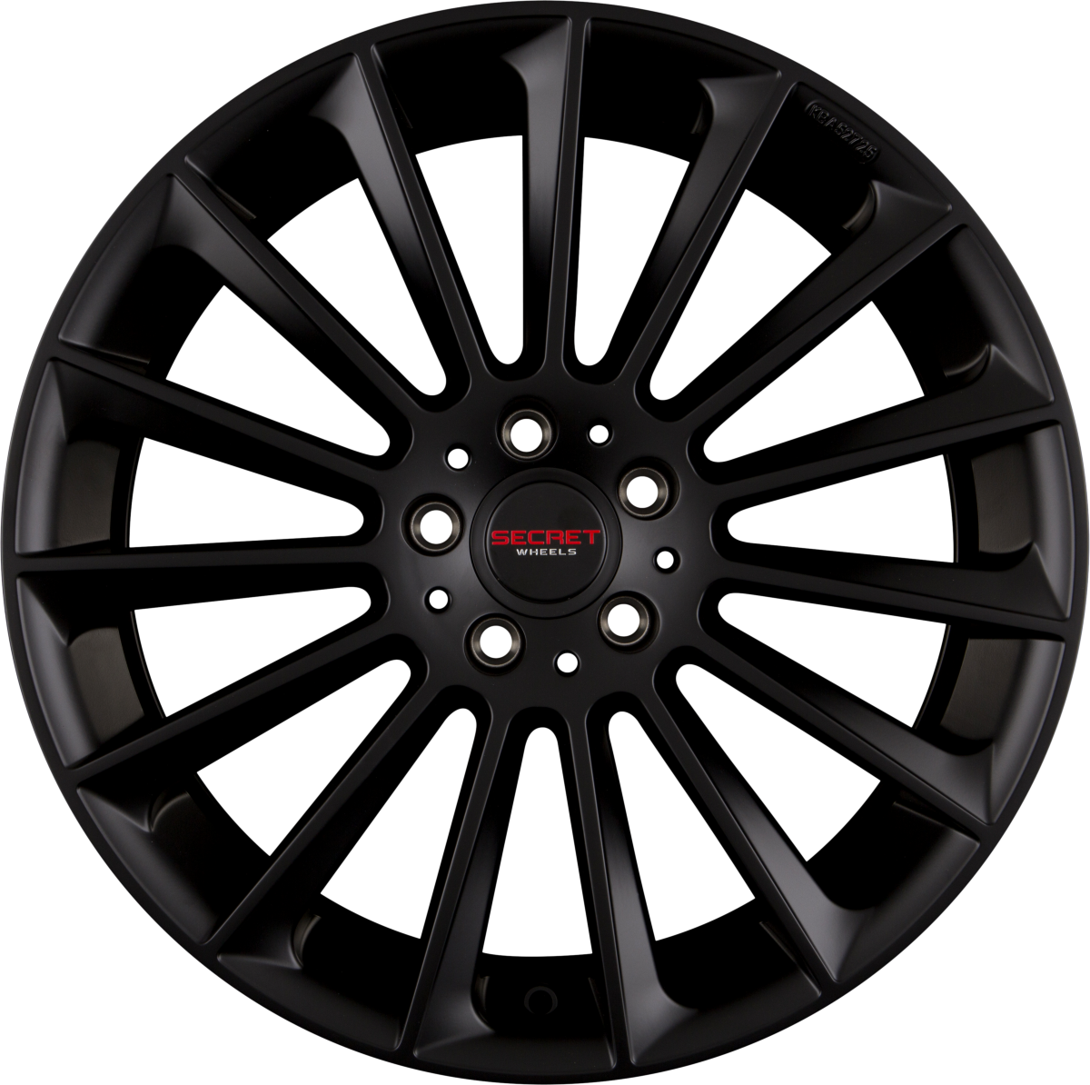 Secret Wheels SW1 Matt Black Alufelge 8x19 Zoll ET38 LK 5x112 ML66.6