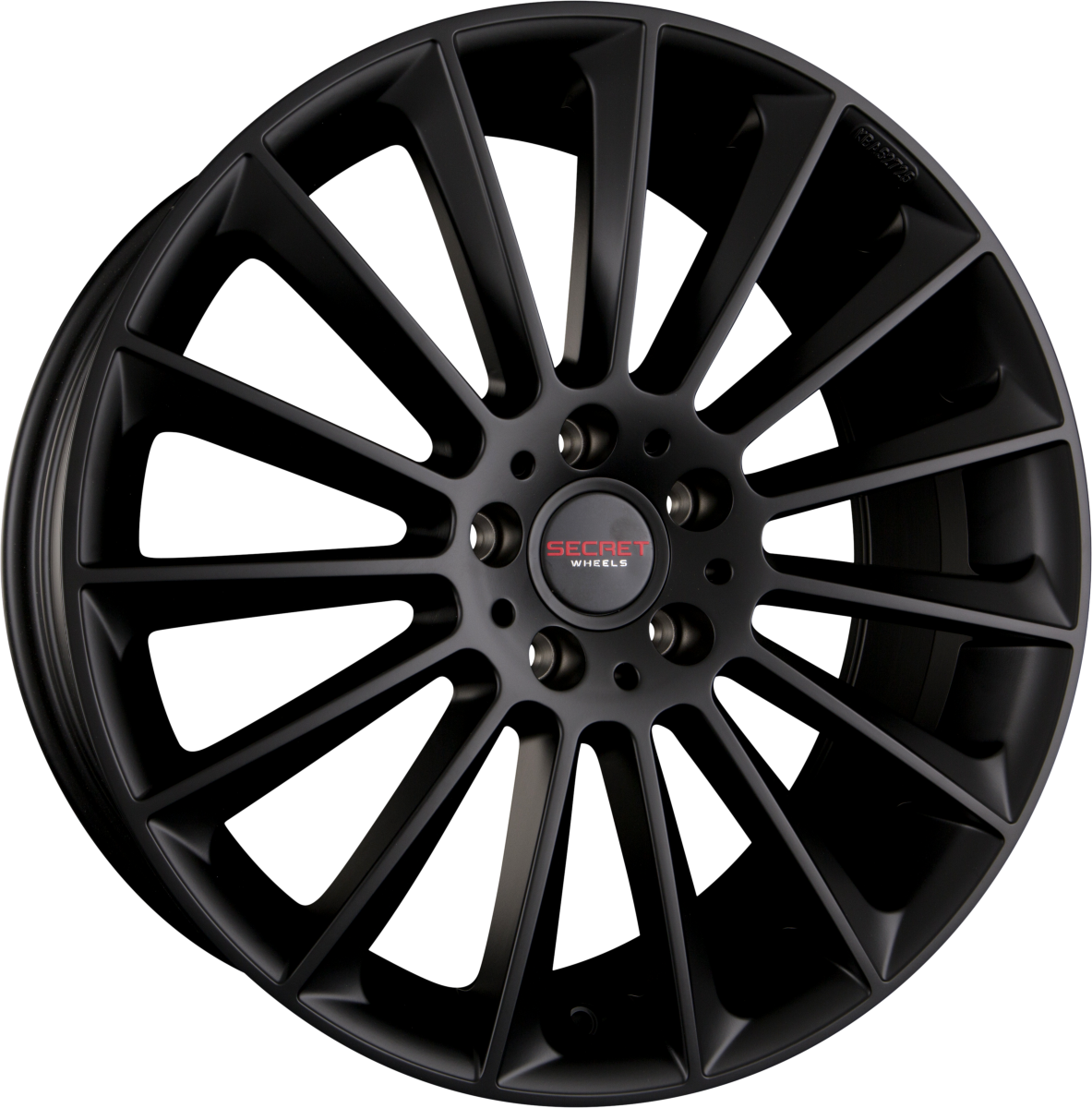 Secret Wheels SW1 Matt Black Alufelge 8x19 Zoll ET38 LK 5x112 ML66.6 – Bild 2