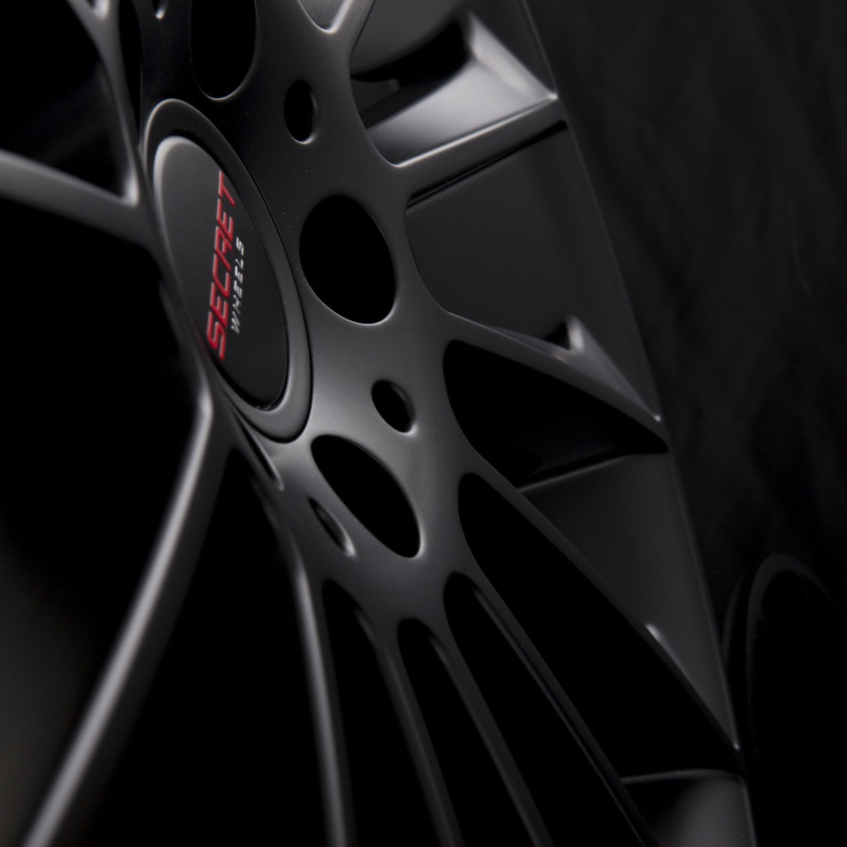 Secret Wheels SW1 Matt Black Alufelge 8x19 Zoll ET38 LK 5x112 ML66.6 – Bild 3