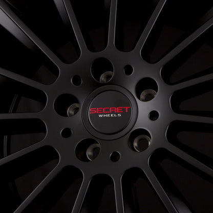 Secret Wheels SW1 Matt Black Alufelge 8x19 Zoll ET38 LK 5x112 ML66.6 – Bild 4