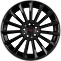 Secret Wheels SW1 Black Lip Polish Alufelge 8x18 Zoll ET43 LK 5x112 ML66.6