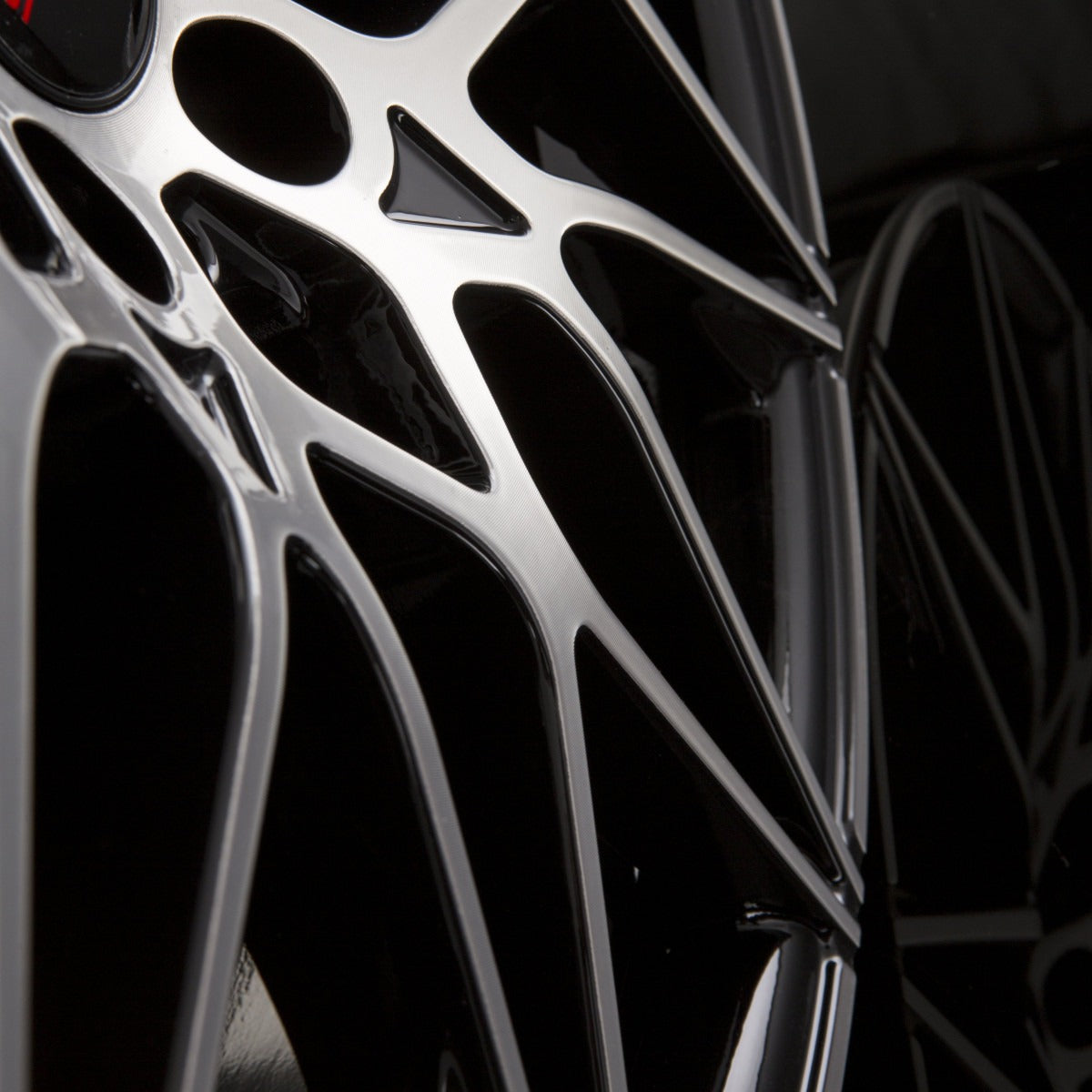 Secret Wheels SW2 Black Polish Alufelge 8x18 Zoll ET30 LK 5x112 ML66.6 – Bild 3