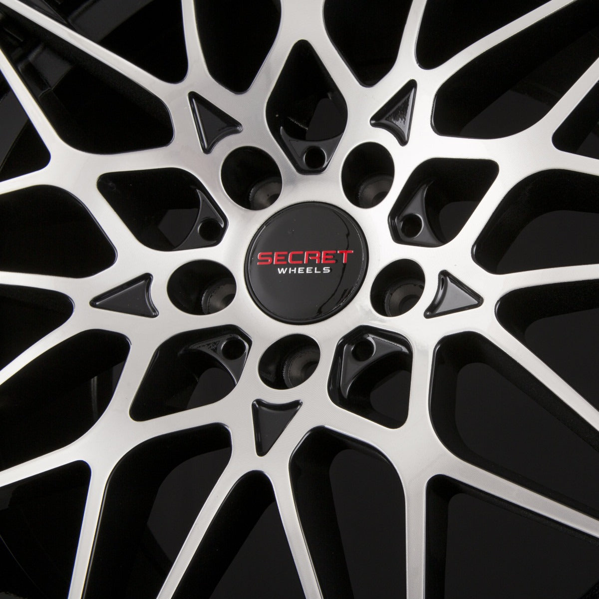 Secret Wheels SW2 Black Polish Alufelge 8x19 Zoll ET27 LK 5x112 ML66.6 – Bild 4