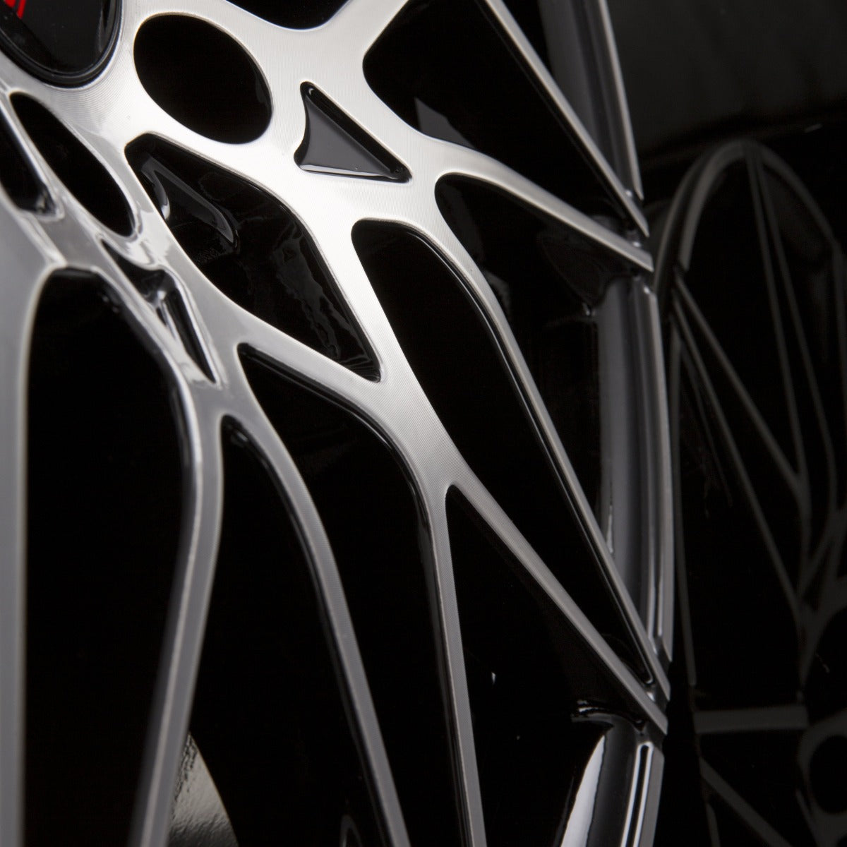 Secret Wheels SW2 Black Polish Alufelge 8x19 Zoll ET45 LK 5x112 ML66.6 – Bild 3