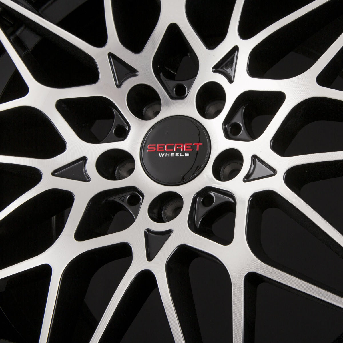 Secret Wheels SW2 Black Polish Alufelge 8x19 Zoll ET45 LK 5x112 ML66.6 – Bild 4