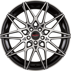 Secret Wheels SW2 Black Polish Alufelge 9x19 Zoll ET44 LK 5x112 ML66.6
