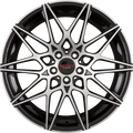 Secret Wheels SW2 Black Polish Alufelge 8x18 Zoll ET45 LK 5x112 ML66.6
