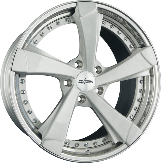 Oxigin MP2 Forged Silver Brush Lip Polish (SP) Alufelge 9x20 Zoll ET35 LK 5x112 ML66.6 – Bild 2