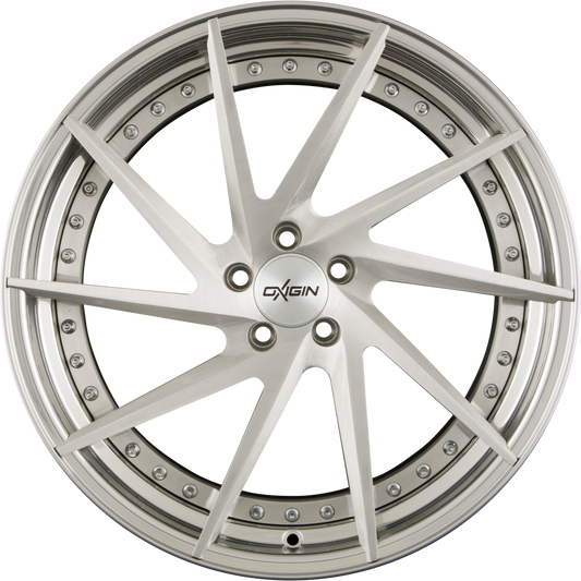 Oxigin MP1 Forged Silver Brush Lip Polish (SP) Alufelge 9x21 Zoll ET20 LK 5x120 ML76.9