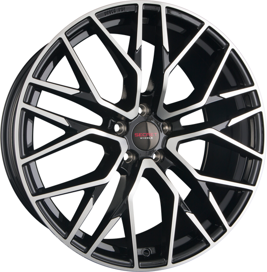 Secret Wheels SW4 Black Polish Alufelge 9x20 Zoll ET34 LK 5x112 ML66.6 – Bild 2