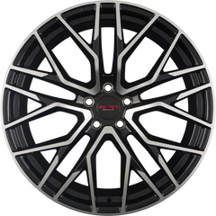 Secret Wheels SW4 Black Polish Alufelge 8x18 Zoll ET39 LK 5x112 ML66.6