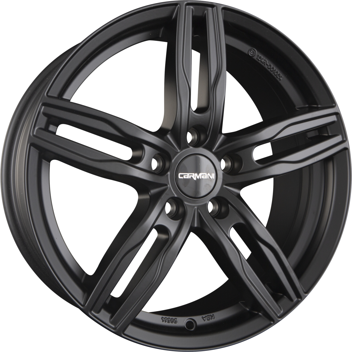 Carmani CA14 Paul Black Matt (BM) Alufelge 6.5x16 Zoll ET45 LK 5x114.3 ML72.6 – Bild 2