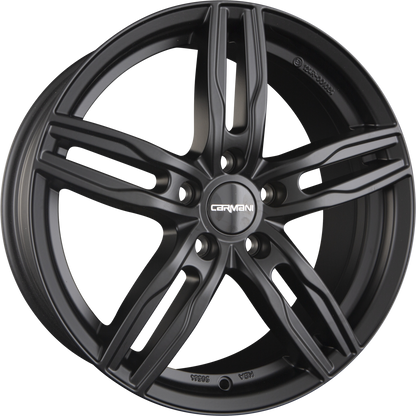 Carmani CA14 Paul Black Matt (BM) Alufelge 6.5x16 Zoll ET45 LK 5x114.3 ML72.6 – Bild 2