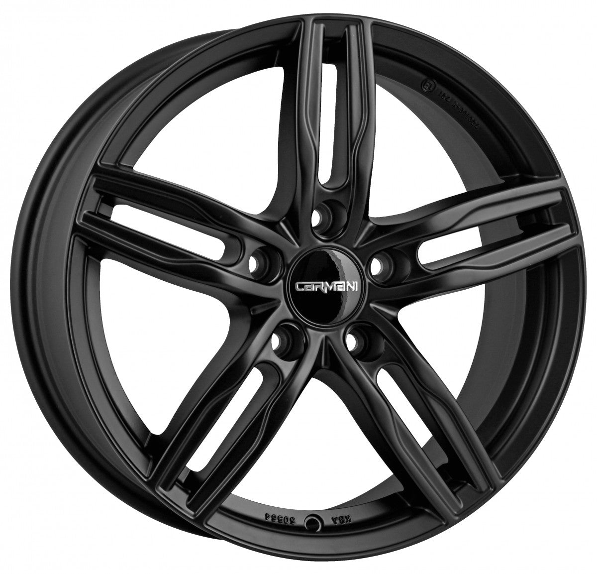 Carmani 14 Paul black matt Alufelge 6.5x16 Zoll ET38 LK 5x114.3 ML72.6