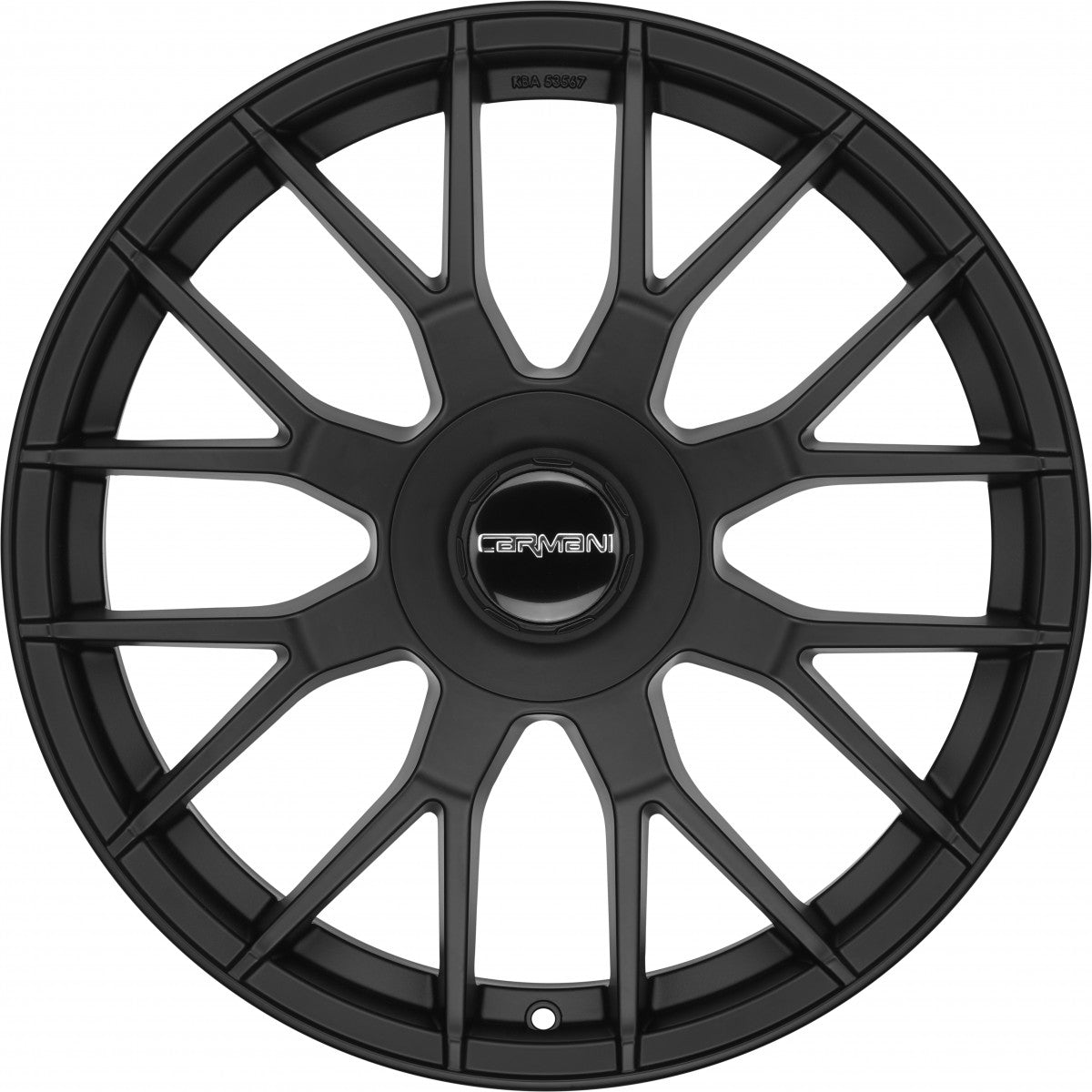 Carmani 19 Hugo black matt 8x19 ET45 - LK5/108 ML63.4