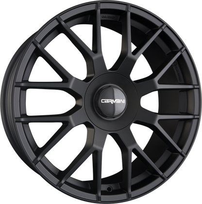 Carmani CA19 Hugo Black Matt Alufelge 9.5x20 Zoll ET50 LK 5x112 ML66.6 – Bild 2