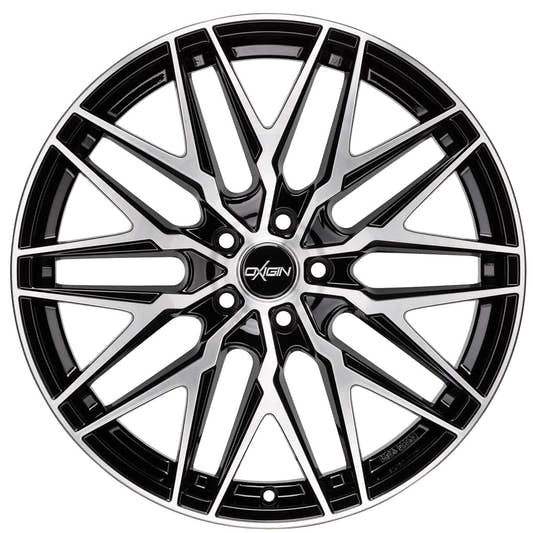 Oxigin 25 Oxcross black full polish Alufelge 7.5x18 Zoll ET52 LK 5x108 ML63.4 – Bild 2