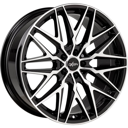 Oxigin 25 Oxcross black full polish Alufelge 7.5x18 Zoll ET45 LK 5x114.3 ML72.6