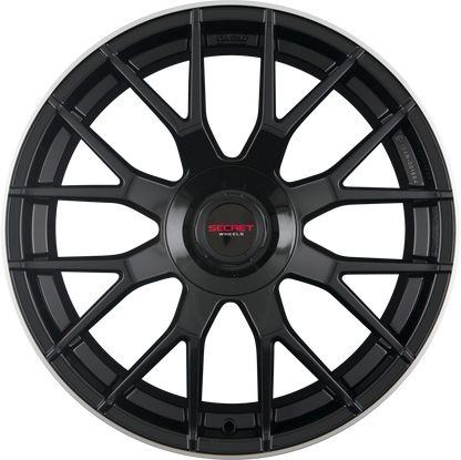 Secret Wheels SW3 Black Lip Polish Alufelge 8x19 Zoll ET30 LK 5x112 ML66.6