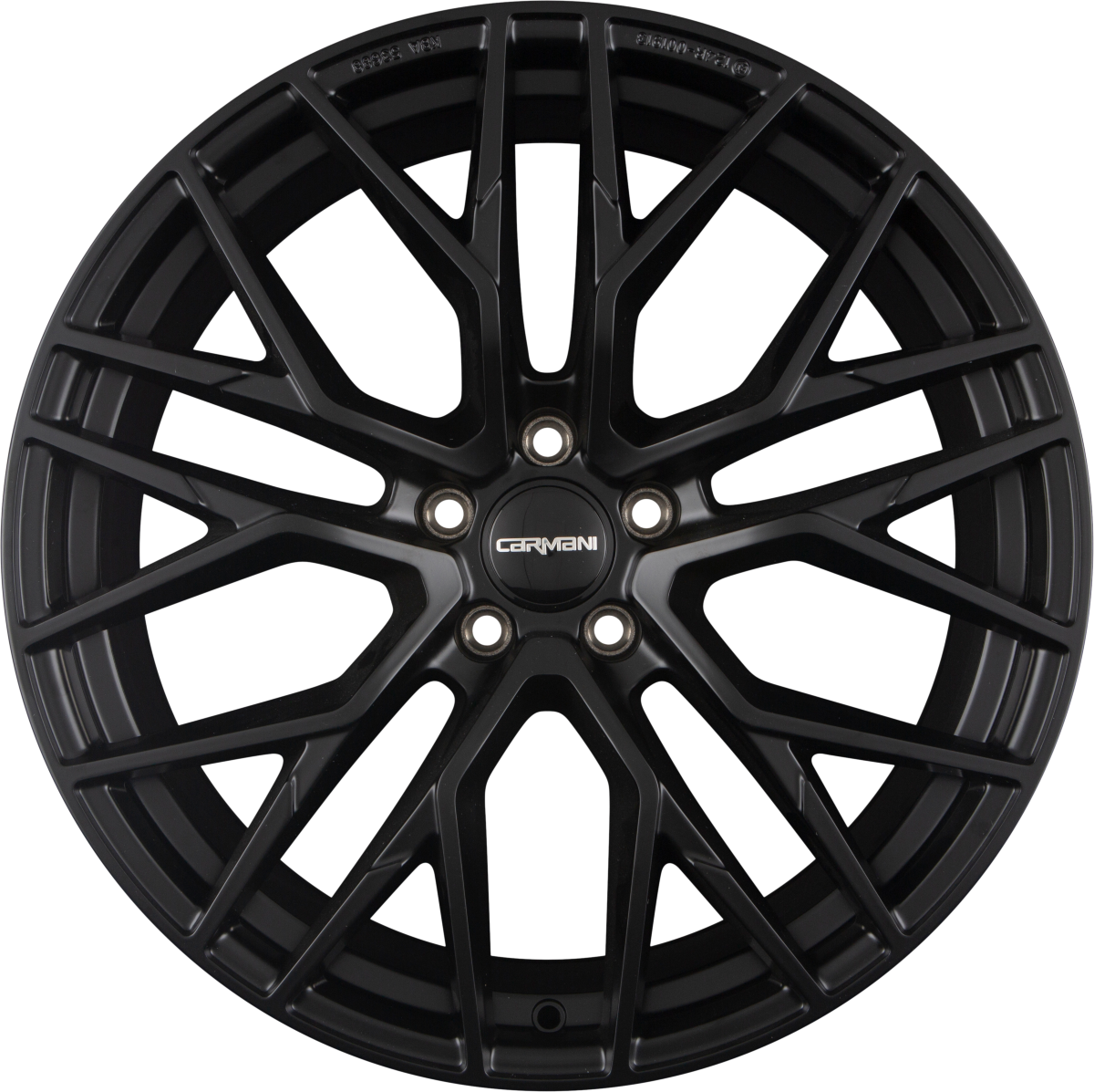 Carmani CA20 Ludwig Black Matt (BM) Alufelge 10x22 Zoll ET50 LK 5x112 ML66.6