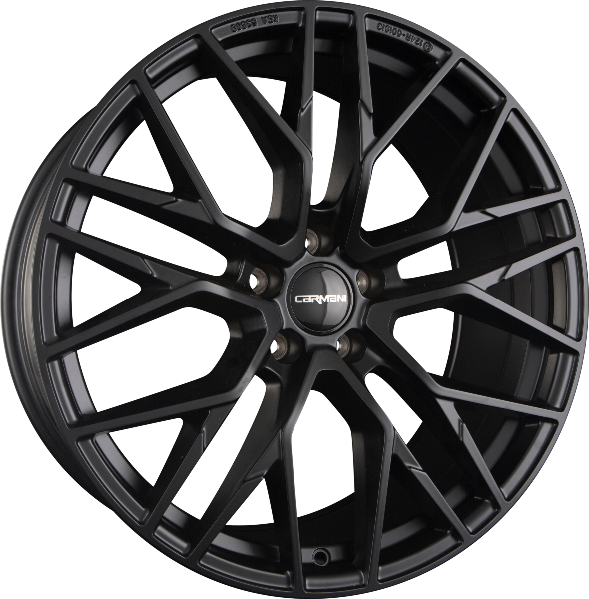 Carmani CA20 Ludwig Black Matt (BM) Alufelge 10x22 Zoll ET50 LK 5x112 ML66.6 – Bild 2