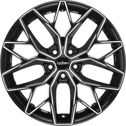 Oxigin 26 Oxid black full polish Alufelge 9x20 Zoll ET20 LK 5x112 ML66.6 – Bild 2