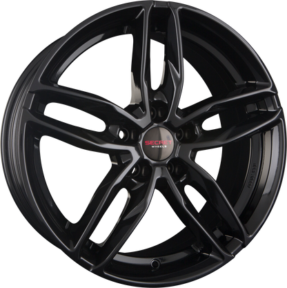 Secret Wheels SW9 Black Alufelge 8x18 Zoll ET47 LK 5x112 ML66.6 – Bild 2
