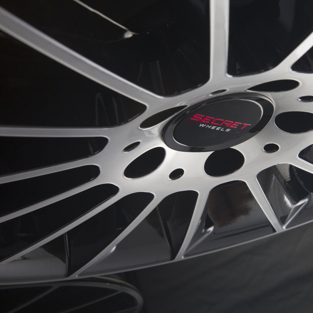 Secret Wheels SW1 Black Polished Alufelge 8x19 Zoll ET38 LK 5x112 ML66.6 – Bild 3