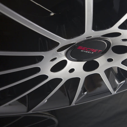 Secret Wheels SW1 Black Polished Alufelge 8x19 Zoll ET38 LK 5x112 ML66.6 – Bild 3