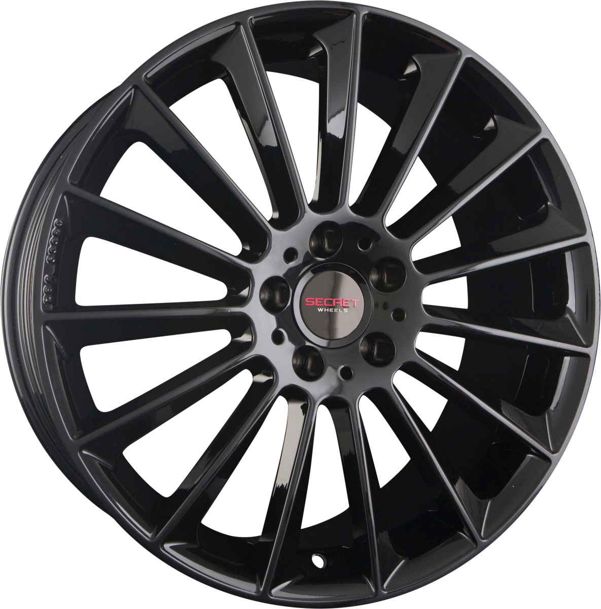 Secret Wheels SW1 Black Alufelge 8x19 Zoll ET43 LK 5x112 ML66.6 – Bild 2