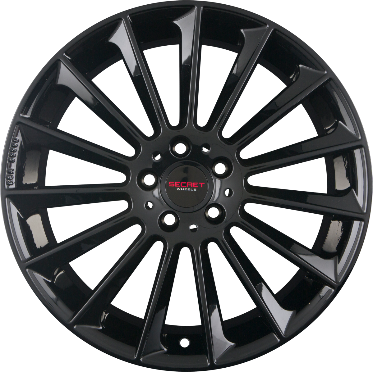 Secret Wheels SW1 Black Alufelge 8x18 Zoll ET35 LK 5x112 ML66.6