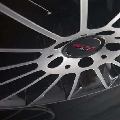 Secret Wheels SW1 Black Polished Alufelge 8x18 Zoll ET35 LK 5x112 ML66.6 – Bild 3