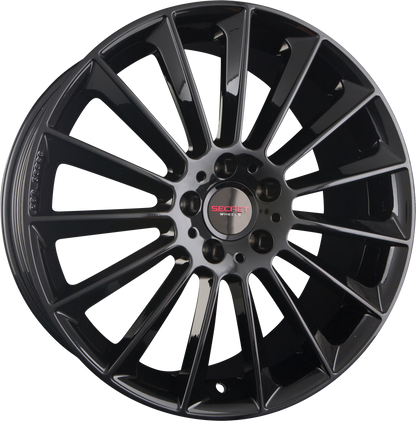 Secret Wheels SW1 Black Alufelge 9x19 Zoll ET45 LK 5x112 ML66.6 – Bild 2
